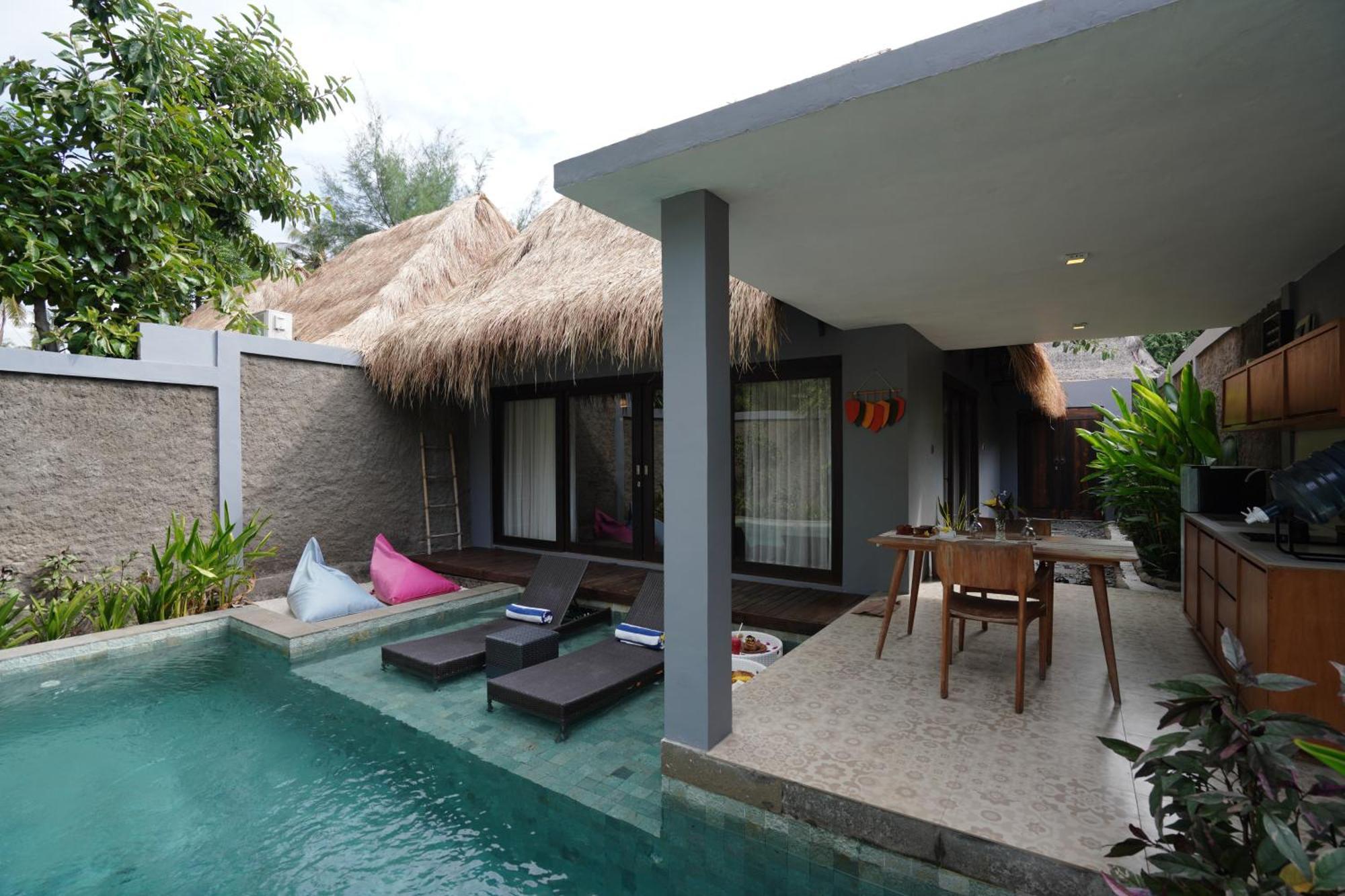 A Villa Gili Air Exterior foto